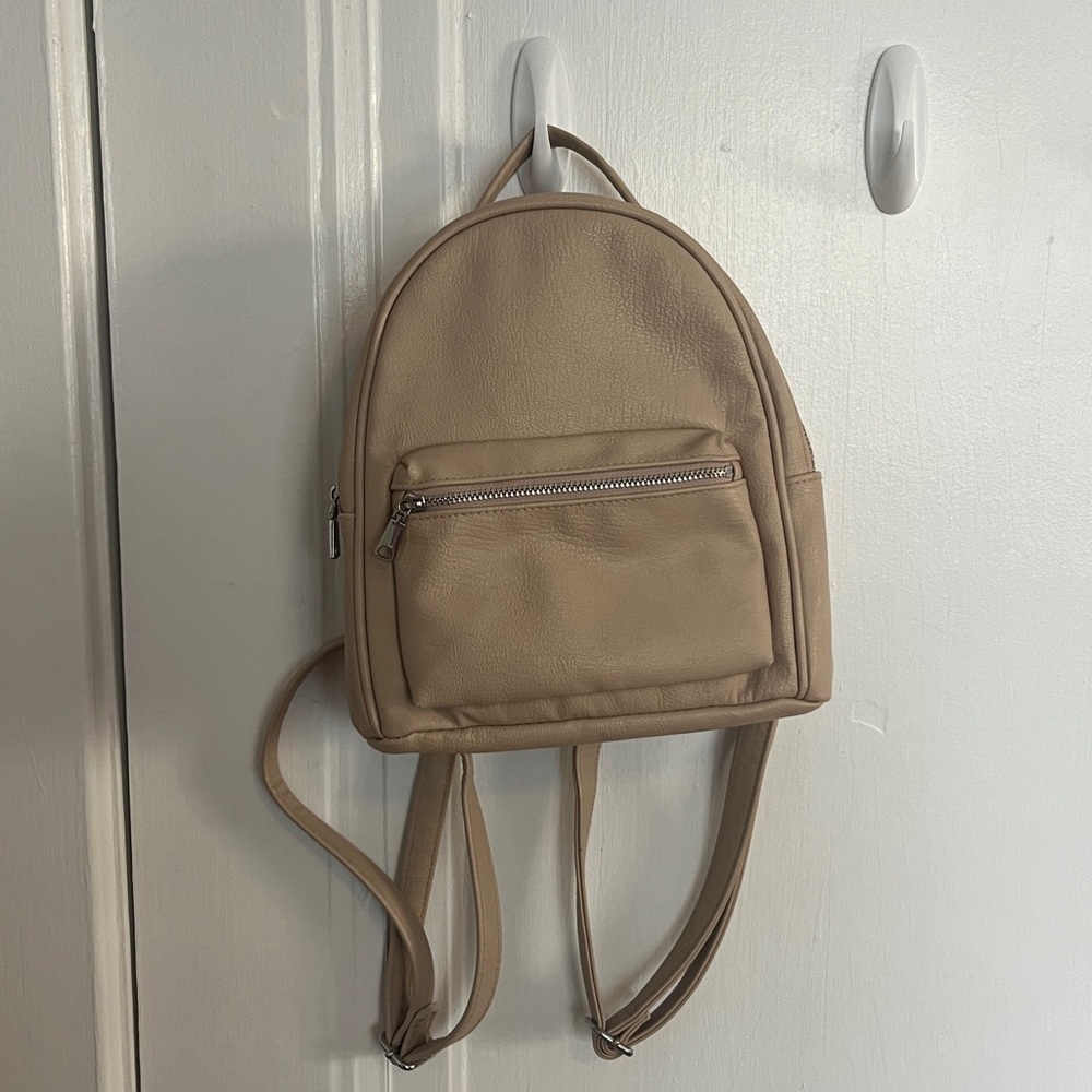 Beige Mini Backpack - image 1